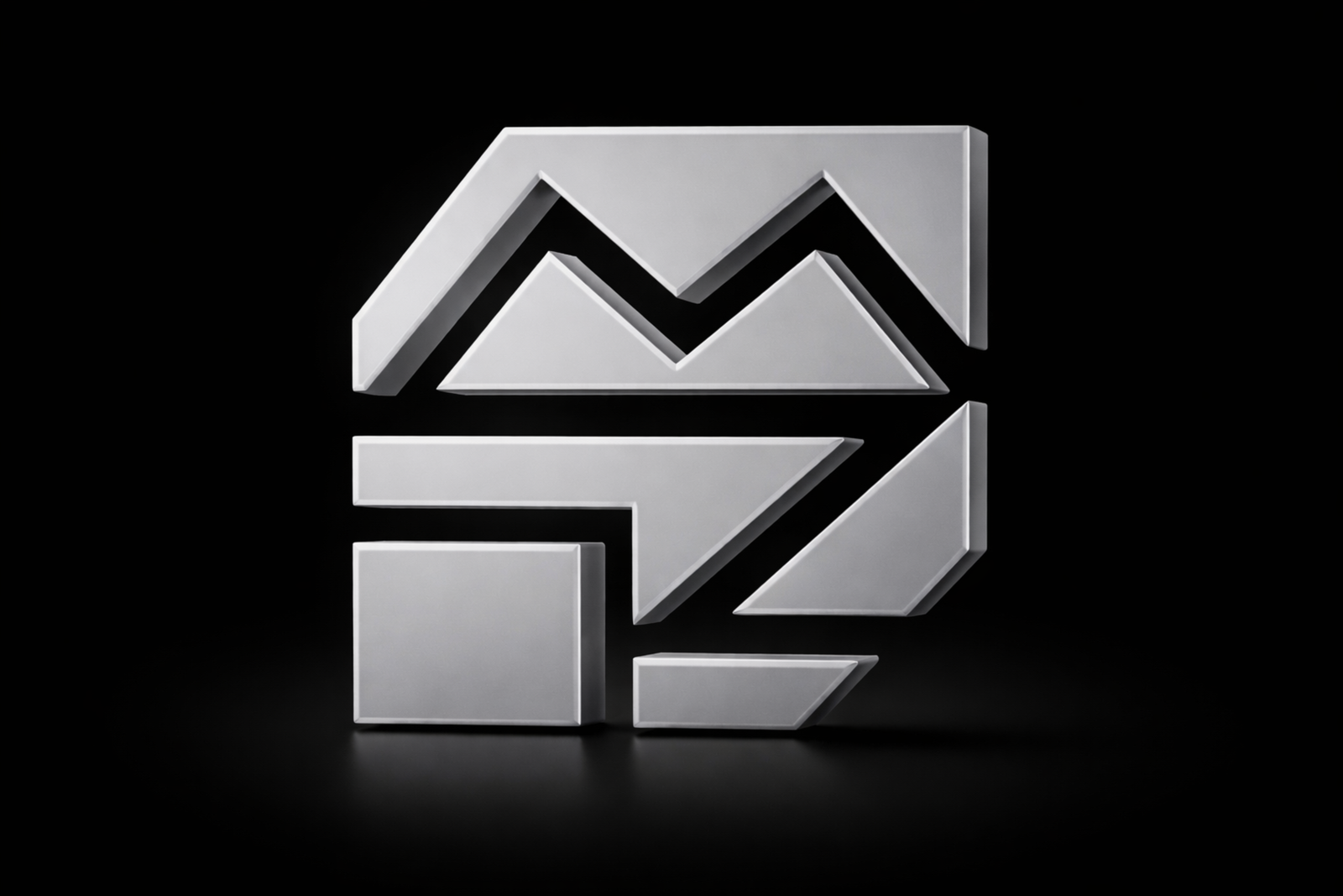 MOZ Engenharia — logo 3D